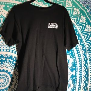 black and white vans t-shirt